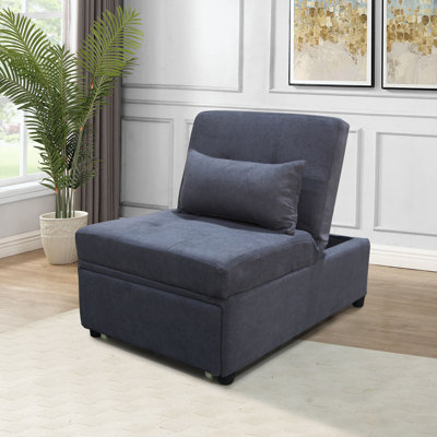 Pouf en velours 70,90 po de largeur