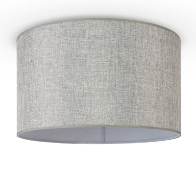 Danberry Fabric Flush Ceiling Light