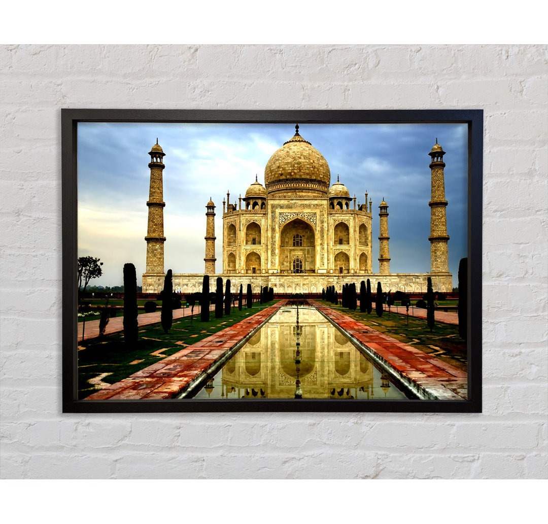 Taj Mahal Indien Reflexionen - Druck