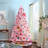Multi-colored Hinged Fir Artificial Christmas Tree with Foldable Stand-1725874854-1725874850