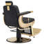 Classic Heavy-duty Reclining Barber Chair, Hydraulic Salon Chair, Faux Leather-650226809