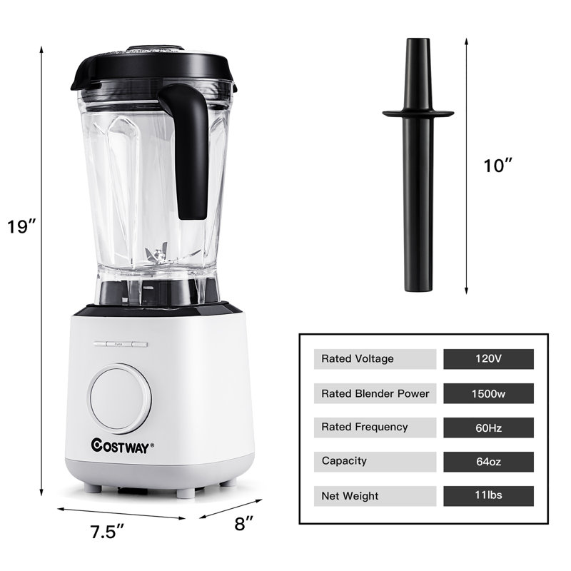 Costway 10 Speed 64oz. Countertop Blender