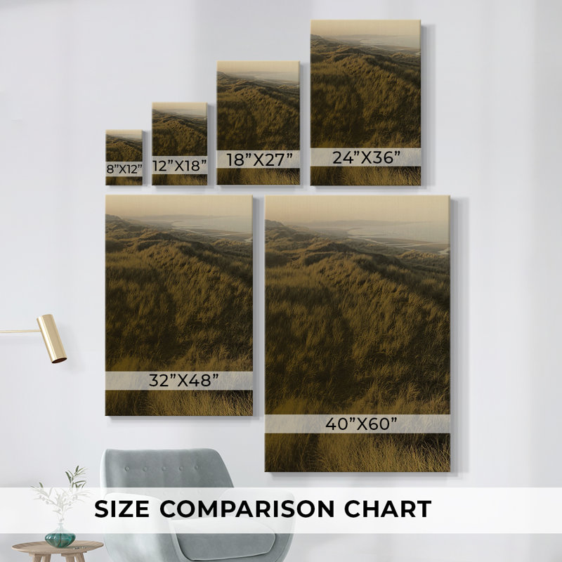 Golden Fog II - galerie enveloppée Cavas, H 48 po x l 32 po