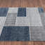 Tapis bleu à motif de patchwork Alawa-1783099074