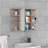 Medicine Cabinet Milano, Six External Shelves Mirror, Light Gray Finish-61671888