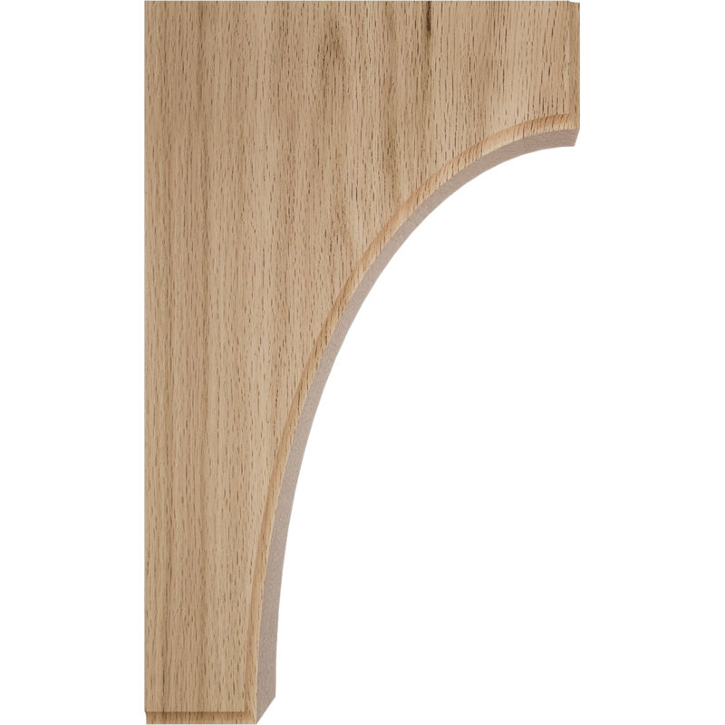 Support Clarksville, Chêne rouge, 3.5" W x 8" D x 10" H