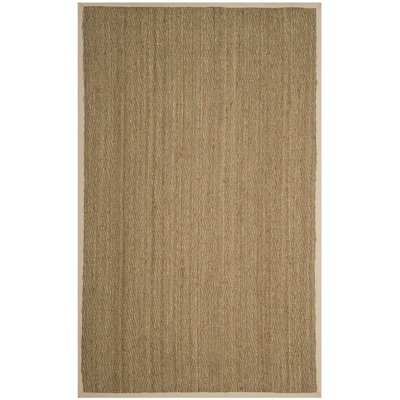 Tapis de couleur unie en fibres naturelles Deschamps