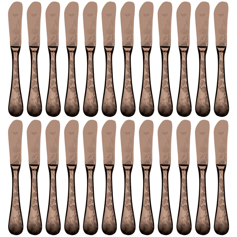 Venere Stainless Steel Butter Knife, Bronze