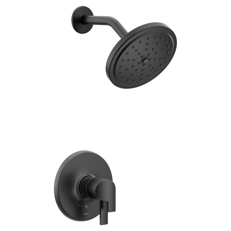 Garniture de douche Doux M-CORE 4-Series Eco-Performance, valve requise, Noir mat
