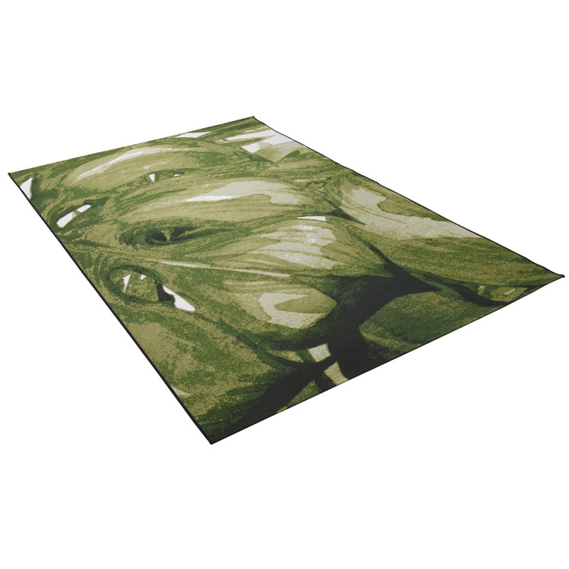 Floral Area Rug, Rectangular 160 x 230cm
