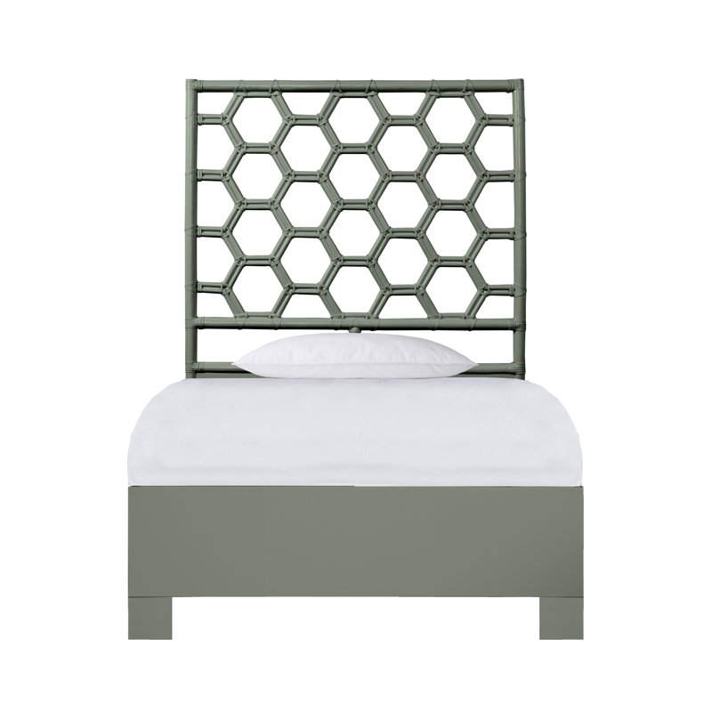 Lit plateforme Honeycomb, Simple, Regatta Blue