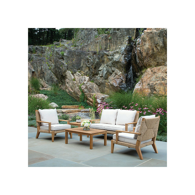 Hadley Outdoor 2 - Seat Loveseat, Demo Putty, Hadley Hemp