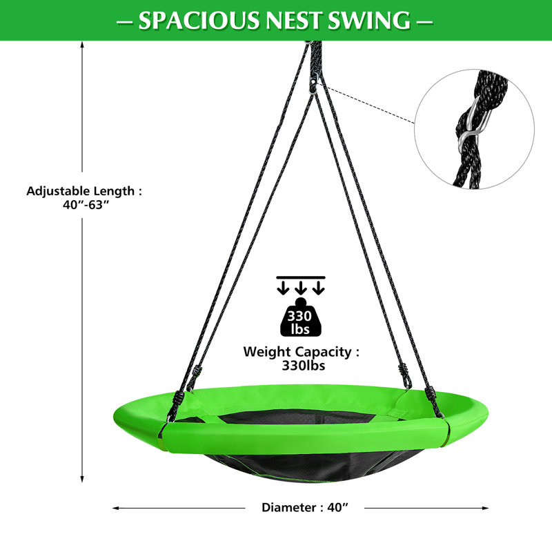 Balancelle Costway, Vert