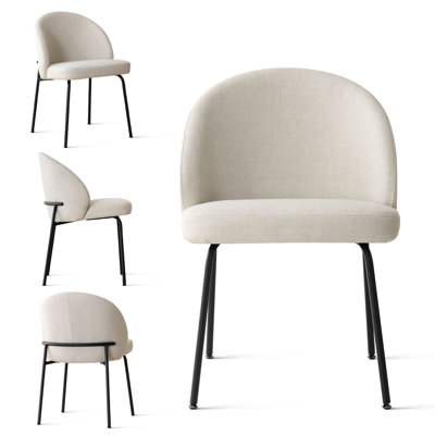 Chaises de salle à manger rembourrées Modern (ensemble de 4)
