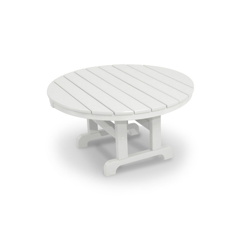 Table de conversation POLYWOOD, Blanc, 36 po