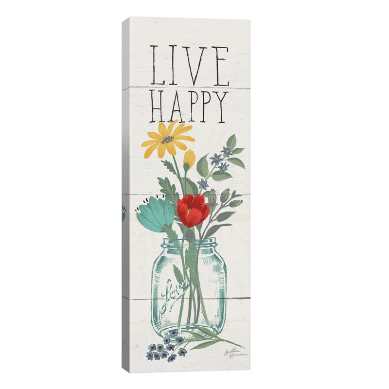 Blooming Thoughts Xi by Janelle Penner - Wrapped Canvas Panoramic Print, 30.48 cm H x 91.44 cm W x 1.91 cm D