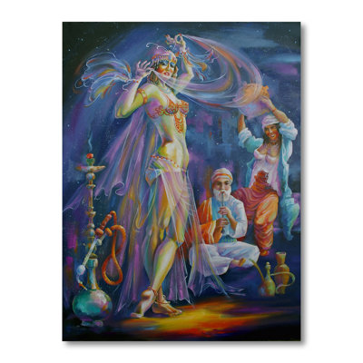 «Belly Dance Perfomance With Shisha Tube», reproduction sur toile