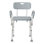 Shower Chair With Backrest And Padded Armrests, 350lb. Capacity, Gray