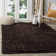 Assar Modern Handmade Shag Chocolate Area Rug