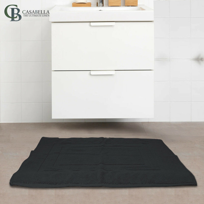 Bath Rug, Black
