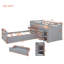 Lit mezzanine simple et lit plateforme avec support - Barrières de sécurité pour lit stable-126513853