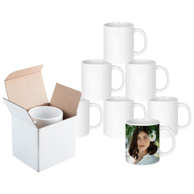 Harbour Housewares - Blank Sublimation Mugs - 350ml