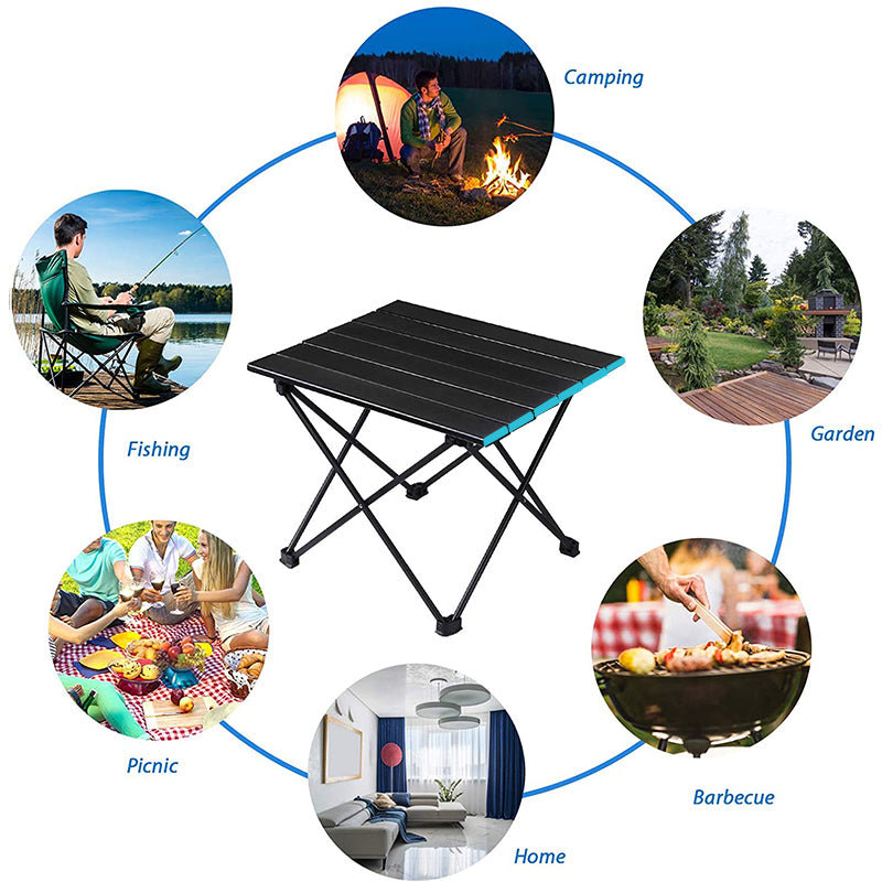 Cesley 35cm Square Adjustable Folding Table