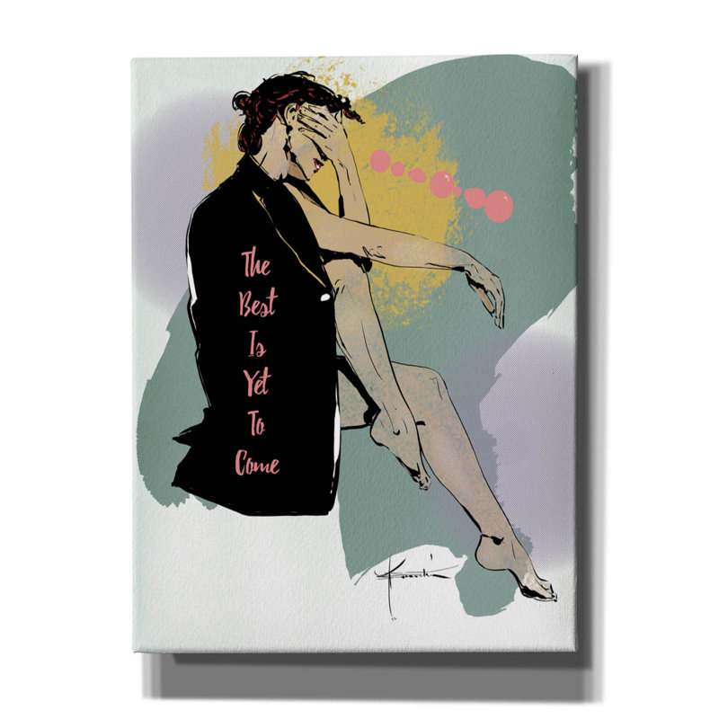«The Best» par TM Borenstein, reproduction d'art sur toile, H 16 po x l 12 po x P 0,75 po
