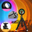 Lampe de projection RVB Sunset avec trépied flexible