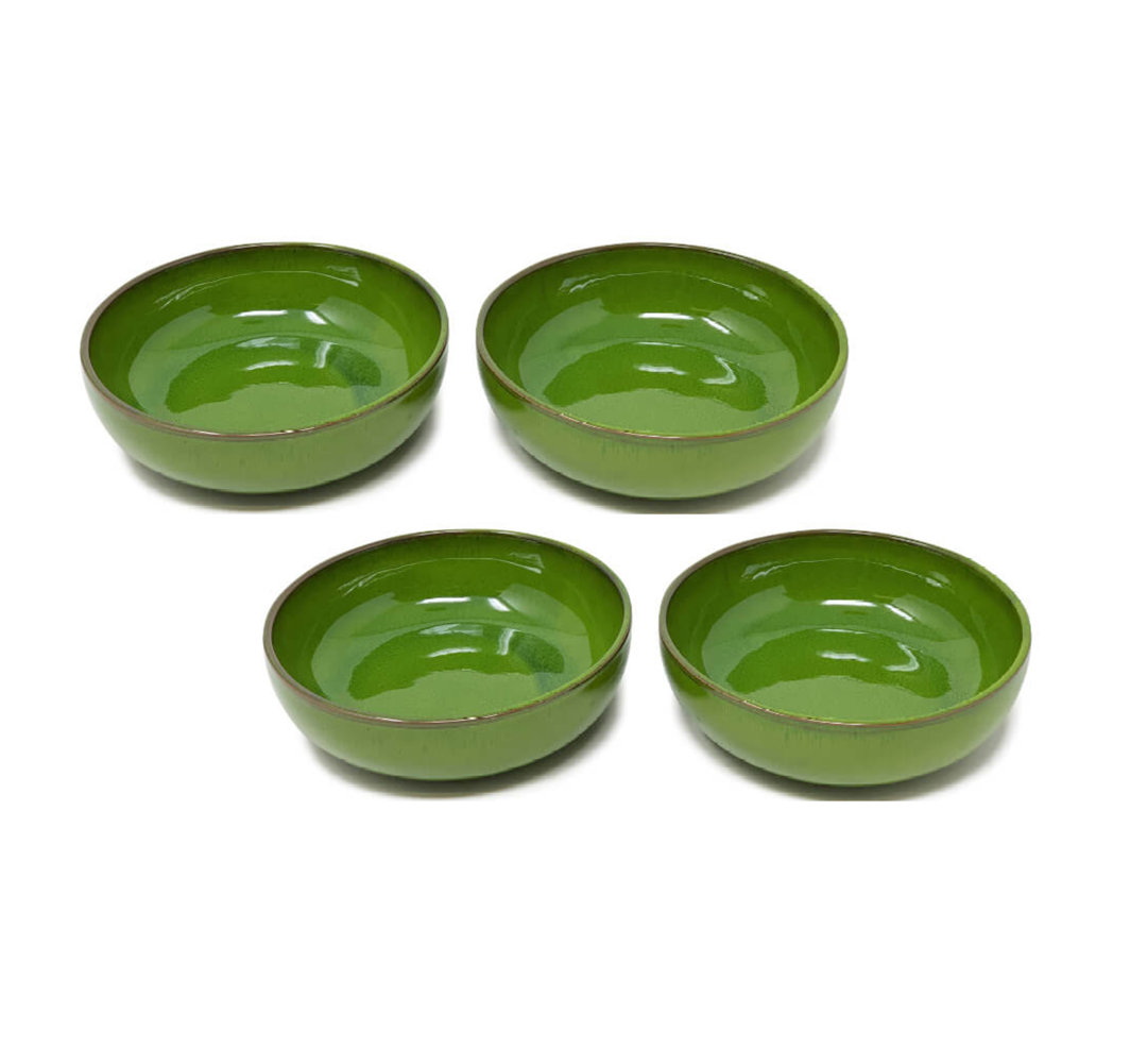 Selena - Shallow Bowl 14cm - Blue - Set Of 4