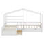 Lit plateforme simple en L en bois massif avec 3 tiroirs de rangement-1396556230