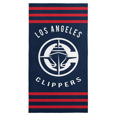 NBA Stripes Beach Towel, Soft Basketball Fan Pool Towel, 30 x 60 Inches