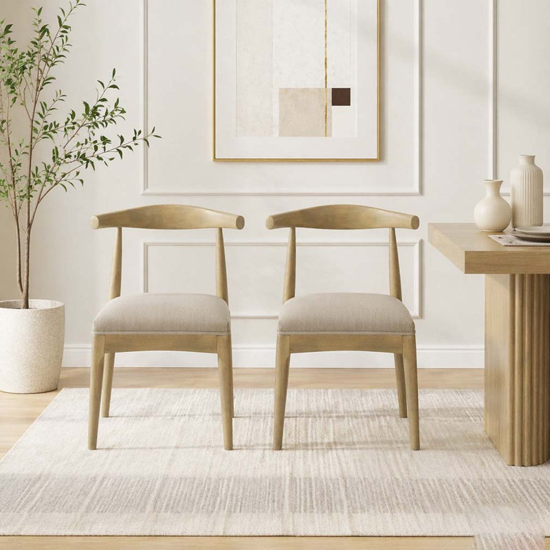 Ensemble de chaises de salle à manger, light brown