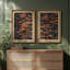 «Copper Copper Toned Silhouette», ensemble de 2 reproductions d'art encadrées sur papier 26 po x 36 po-1982462756-1982462755