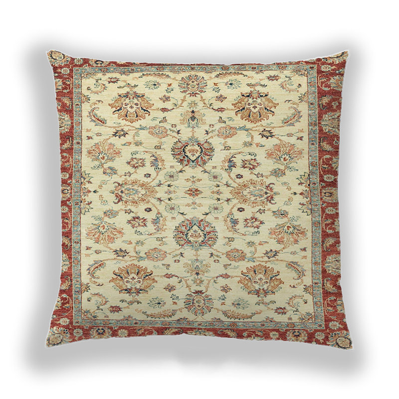 Coussin abstrait 2407, Microsuède