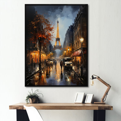 " Eiffel Tower Boulevards Of Paris "
