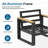 Set Of 2 26.6" All-Weather Aluminum Patio Armchairs With Thick Cushions-826642406