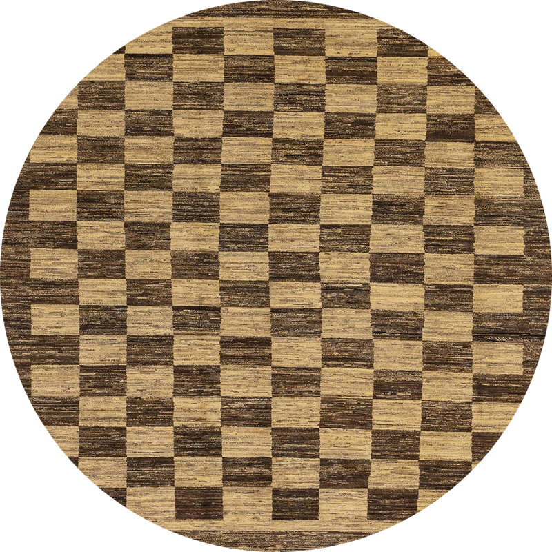Tapis abstrait moderne 1702, Rond 6 pi