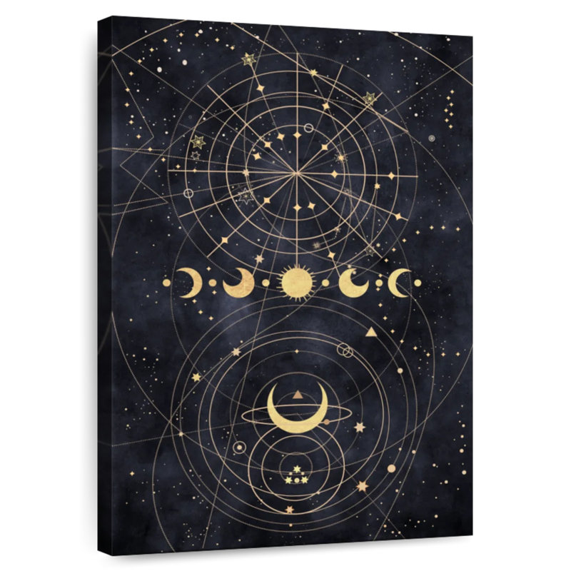 Adella Perpetual Moon Phases, 36" H x 24" W
