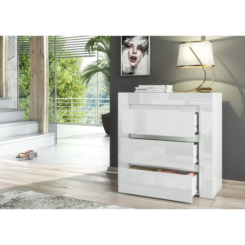 Clifton 80cm W 3 - Drawer Chest of Drawers