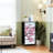 4 Drawer Dresser for Bedroom, Narrow Chest of Drawers, Wooden Top and Study Iron Frame 18"x37.5"-(WxH)