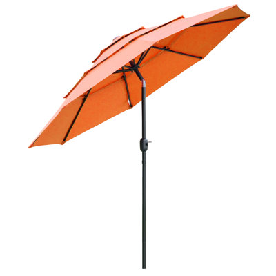 3 Tiers Patio Umbrella Outdoor Market Umbrella