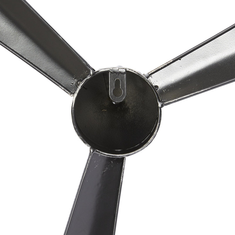 Metal Propeller Wall Décor, H 31 po x l 27 po x P 3 po, Bronze
