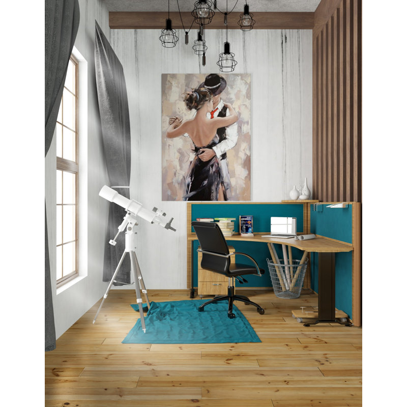« tango », reproduction de peinture à l’huile sur toile tendue, H 40 po x l 26 po x P 1,25 po