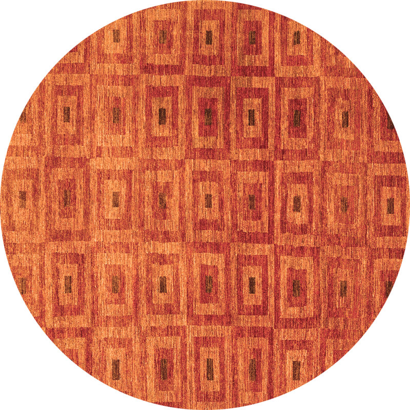 Miosoty Performance Geometric Indoor Rug, Round 3'