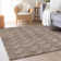 Premium Machine Washable Prisco Brown Rug
