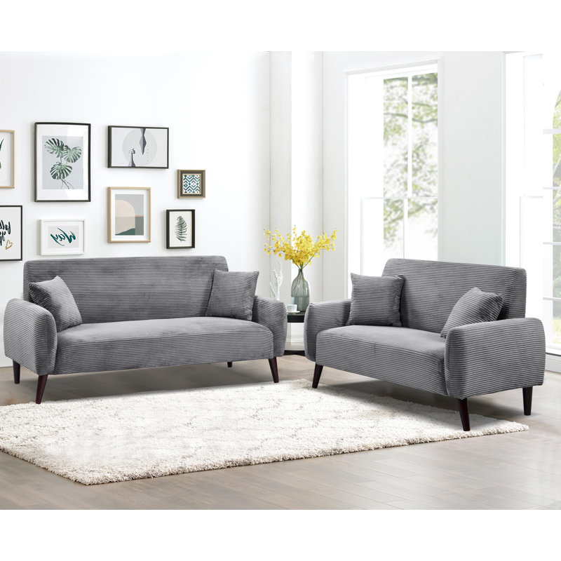 Annada 5 - Piece Velvet Living Room Set