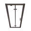 Porte de douche à cadre pivotant en aluminium noir mat l 30 po x H 72 po, boîtier en verre trempé transparent de 1/4 po avec poignée en acier inoxydable, installation réversible.-133287930