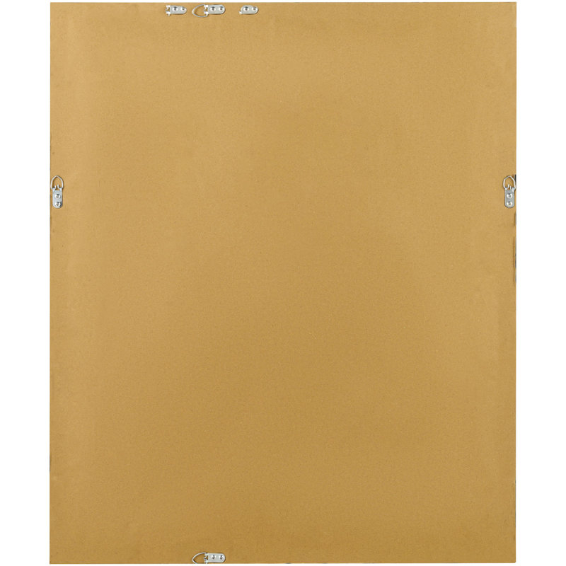 Rectangle Mirror, 33.55" x 28", Silver