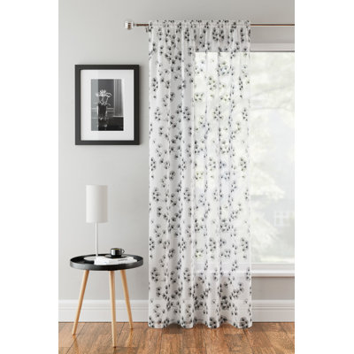 Molesley Sheer Curtain Single Panel